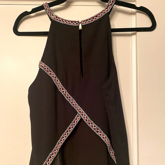 Parker Pittsburgh Beaded Trim Top (black) - Picture 3 of 5